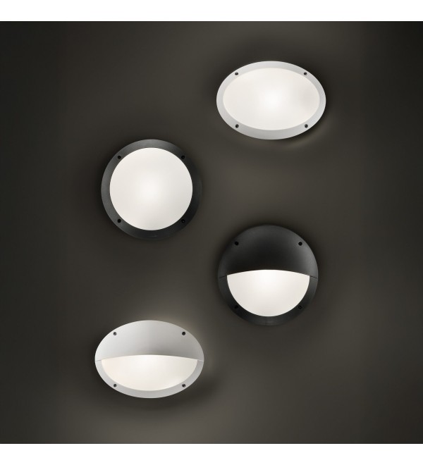 Светильник уличный настенный Ideal Lux Medea-1 AP1 Черный E27 096728