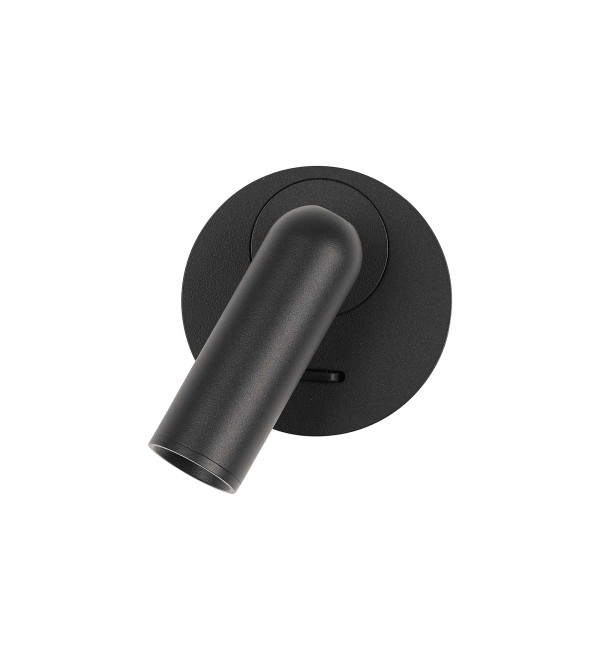 Светильник настенный Ideal Lux Bean AP Round Черный 3000К 260617