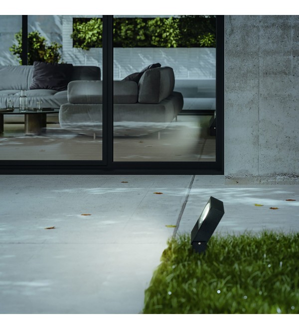 Светильник садово-парковый Ideal Lux Sirio PR1 Серый GX53 345642