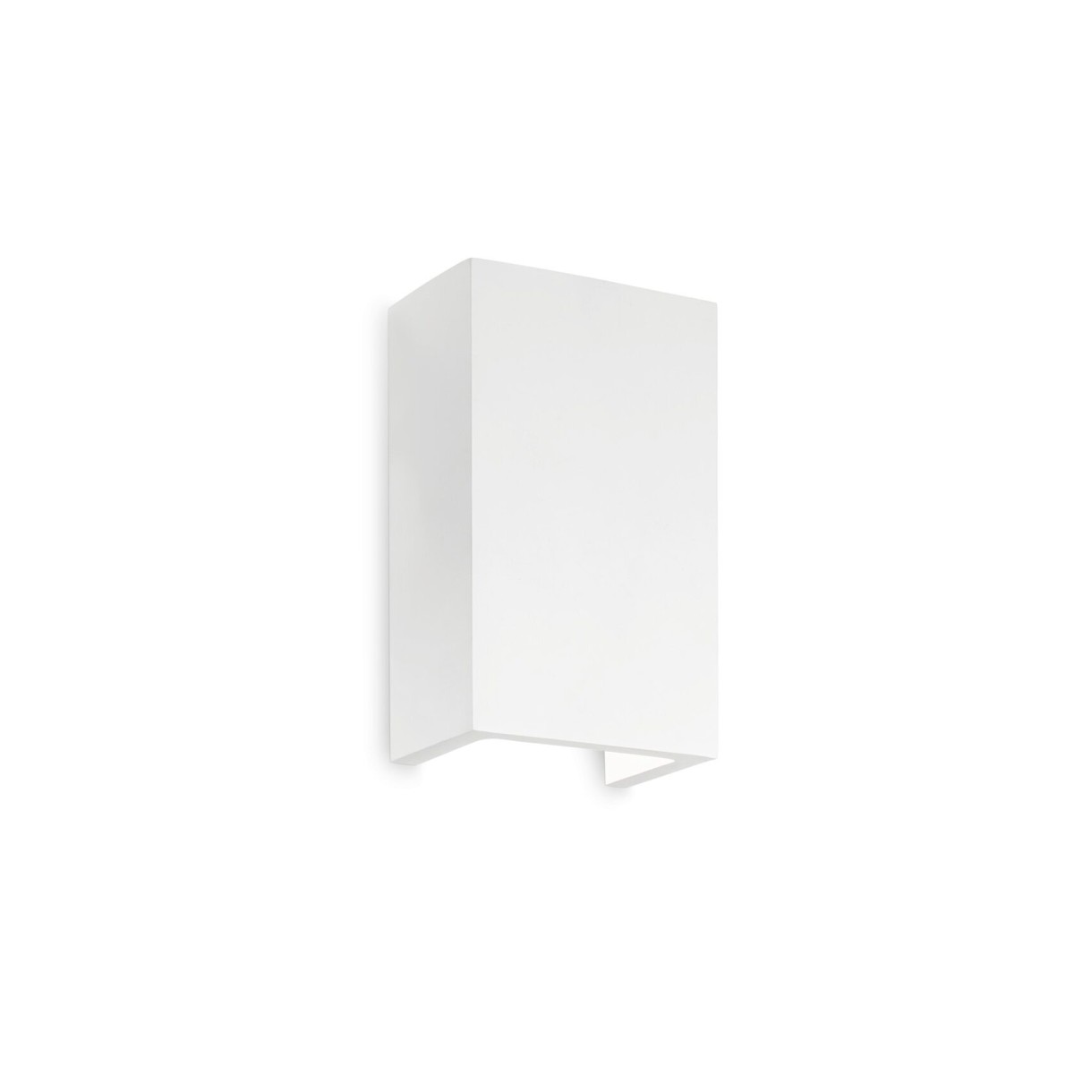 Светильник настенный Ideal Lux Flash AP1 High Белый Гипс G9 214689
