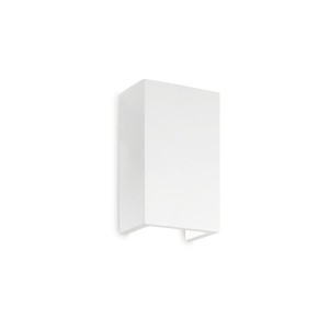 Светильник настенный Ideal Lux Flash AP1 High Белый Гипс G9 214689