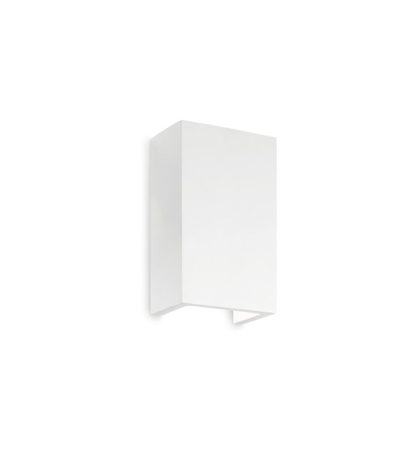 Светильник настенный Ideal Lux Flash AP1 High Белый Гипс G9 214689