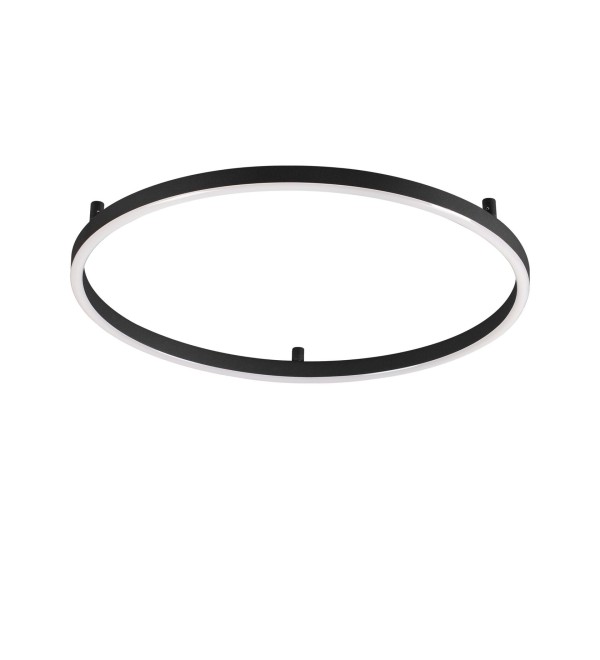 Люстра потолочная Ideal Lux Oracle Slim PL D090 Round Черный 4000К 341989