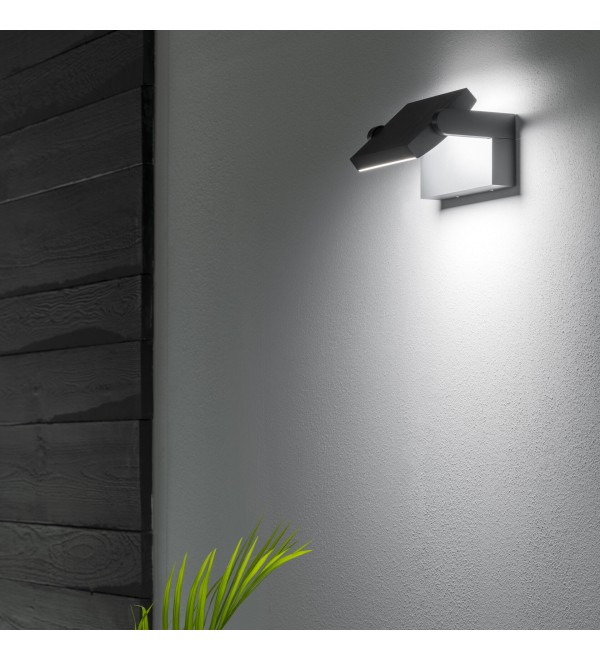 Светильник уличный Ideal Lux Swipe АР Sensor Д Д Серый 3000К LED 326870