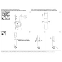 Светильник садово-парковый Ideal Lux Tifone PT H35 Антрацит 3000К LED 250977