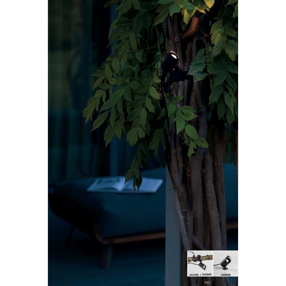 Светильник уличный Ideal Lux Koala AP 7В D24V Черный LED 3000К 345666