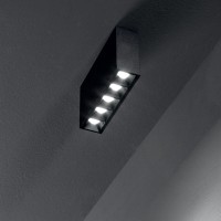 Светильник потолочный Ideal Lux Lika PL 12Вт 3000K Черный 244884
