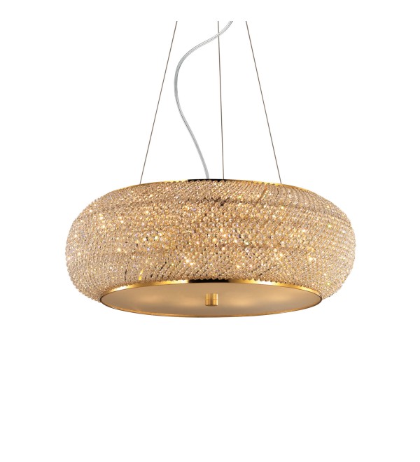 Люстра подвесная Ideal Lux Pasha SP10 Золото E14 082257