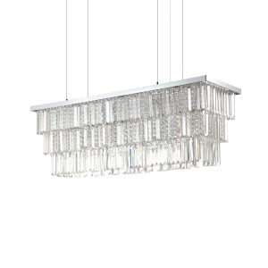 Люстра подвесная Ideal Lux Martinez SP8 Хром E14 166360