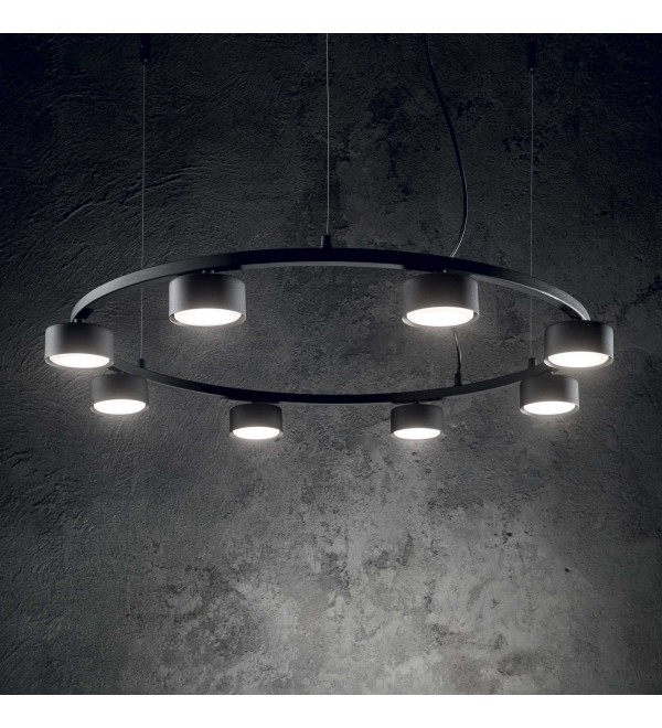 Люстра подвесная Ideal Lux Minor SP5 Round Черный GX53 235516