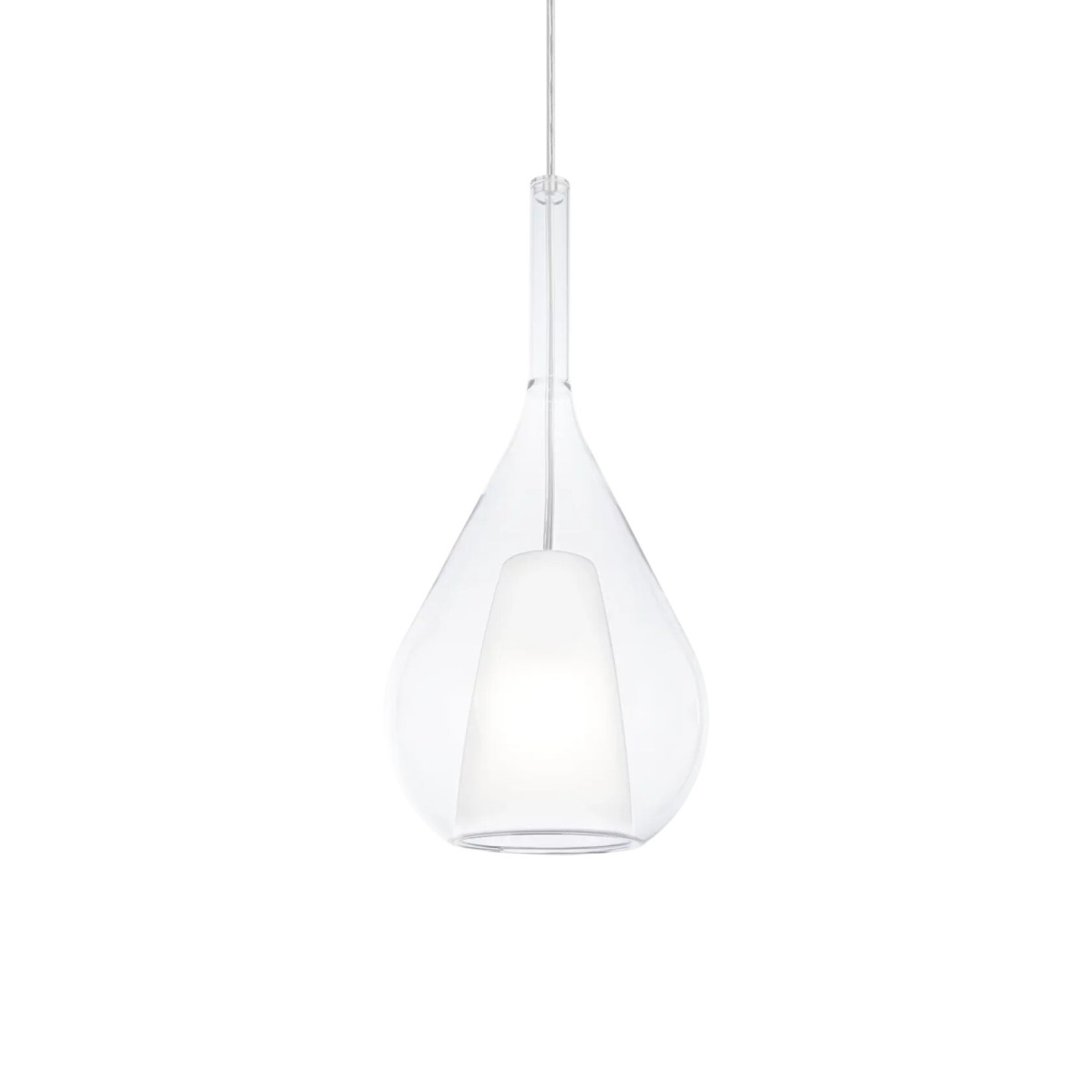 Светильник подвесной Ideal Lux Kalique SP1-3 D18 Прозрачный E27 360072