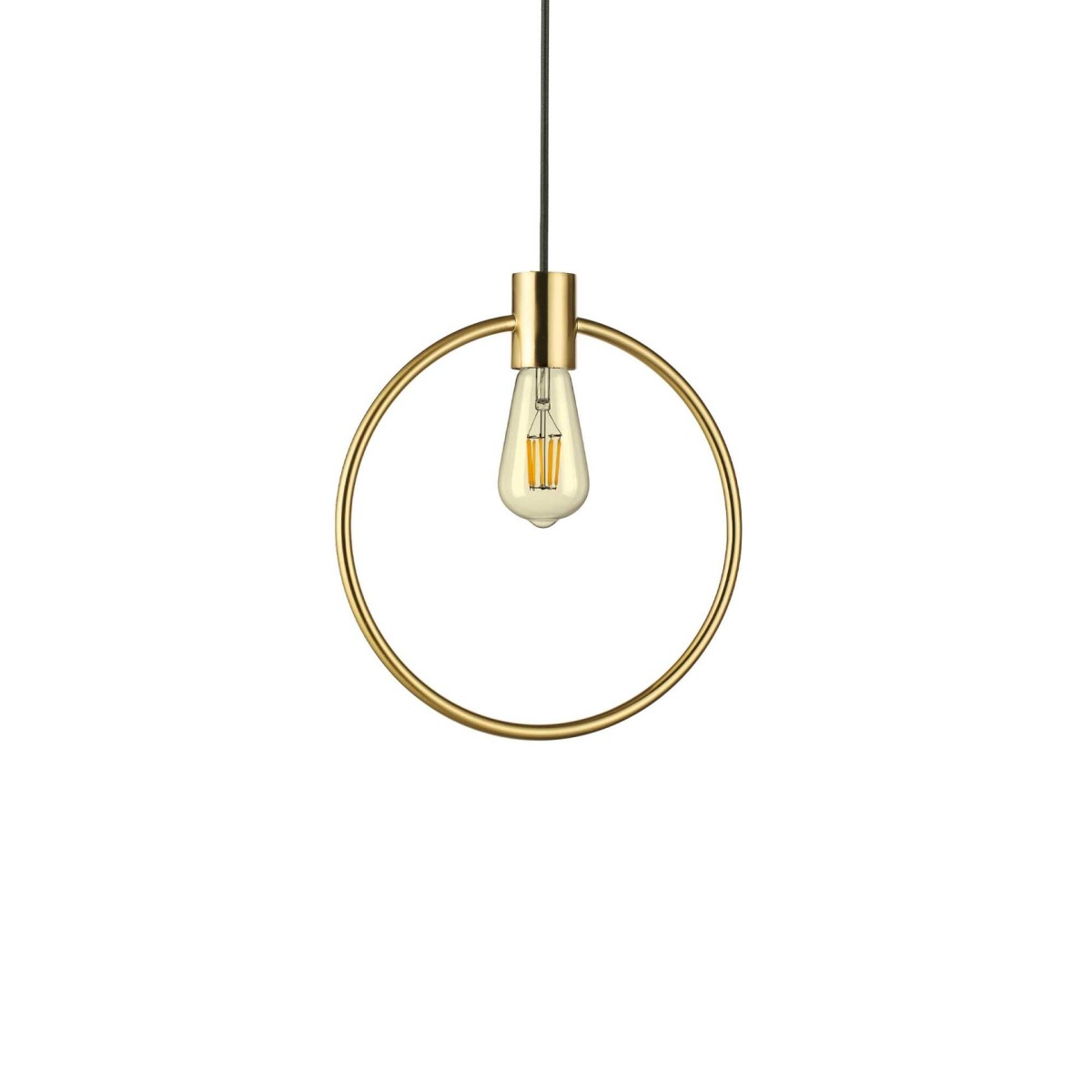 Светильник подвесной Ideal Lux Abc SP1 Round Латунь матовая E27 207841