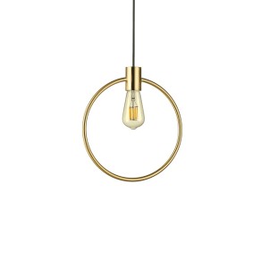 Светильник подвесной Ideal Lux Abc SP1 Round Латунь матовая E27 207841