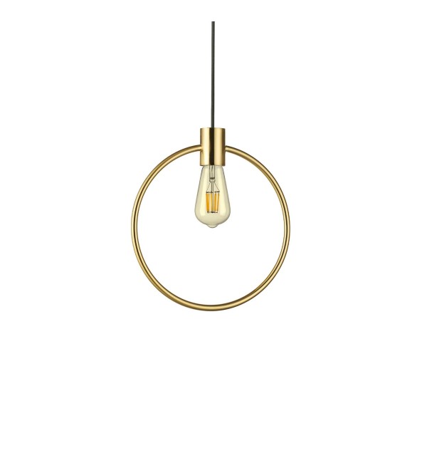 Светильник подвесной Ideal Lux Abc SP1 Round Латунь матовая E27 207841