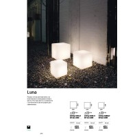Светильник уличный Ideal Lux Luna PT1 D40 Опал Штырь Штепсель E27 115443