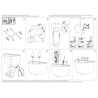 Светильник настенный Ideal Lux Swan AP2 Белый E14 035864