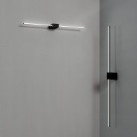 Светильник настенный Ideal Lux Essence AP Square D075 luce Dir. 3000K Черный 311760