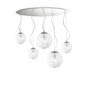 Люстра подвесная Ideal Lux Mapa Max SP5 E27 Хром 091112