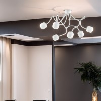 Люстра потолочная Ideal Lux Octopus PL6 Белый G9 174921