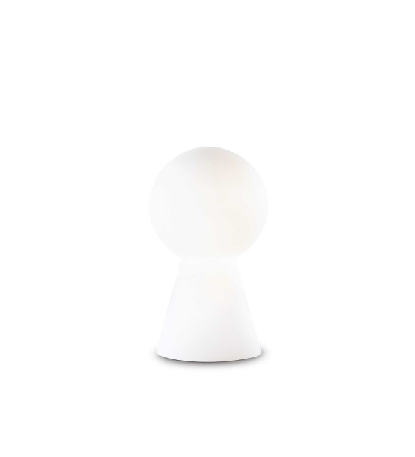 Лампа настольная Ideal Lux Birillo TL1 Small Белый E27 000268