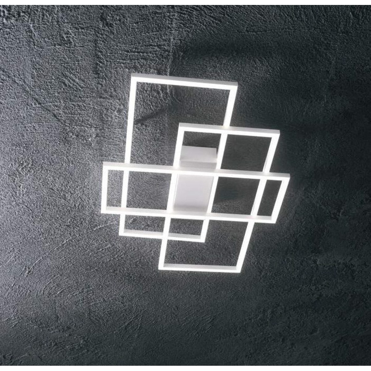 Люстра потолочная Ideal Lux Frame PL Quadrato Белый 3000К 230702