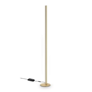 Торшер напольный Ideal Lux Dorica PT1 Латунь 3000К LED 366166