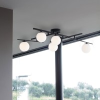 Люстра подвесная Ideal Lux Atlas SP4 G9 Золотая 365107