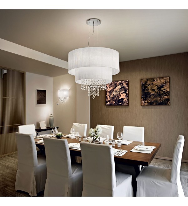 Люстра подвесная Ideal Lux Opera SP6 Белый E27 068299