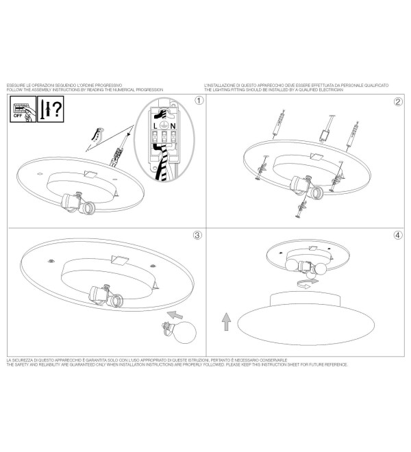 Люстра потолочная Ideal Lux Smarties PL3 D60 Белый E27 032023