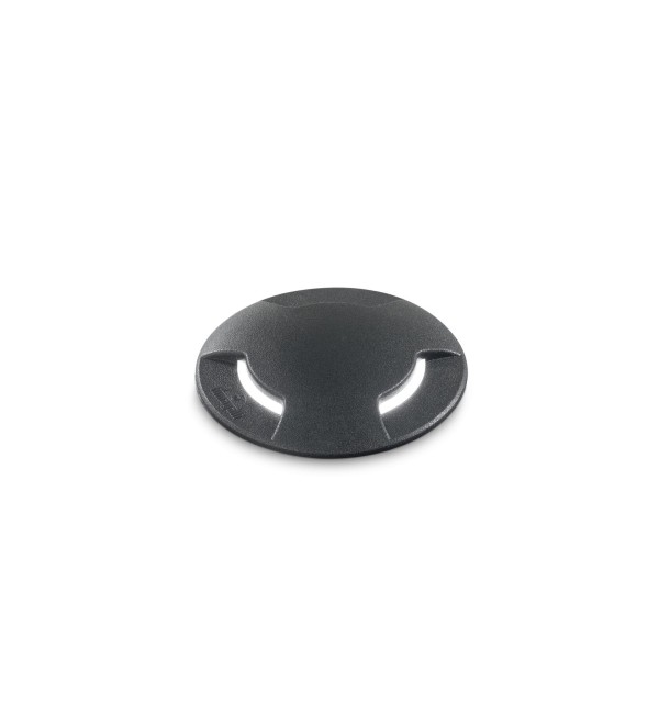 Светильник встраиваемый уличный Ideal Lux Way FI Round D90 Triple GU10 Черный 351575