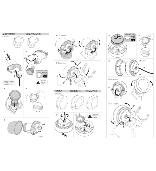 Светильник уличный Ideal Lux Elio AP1 Черный GU10 096476