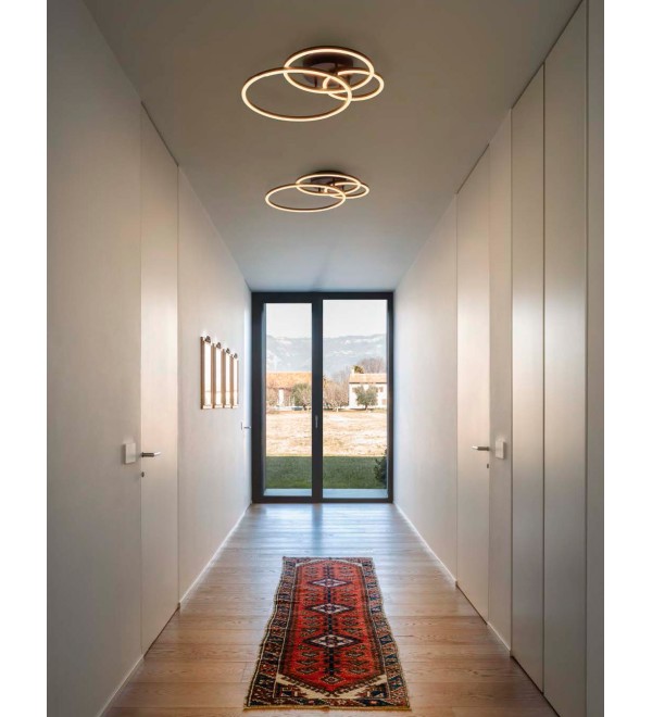 Люстра потолочная Ideal Lux Frame PL Сerchio Белый 3000К 255019