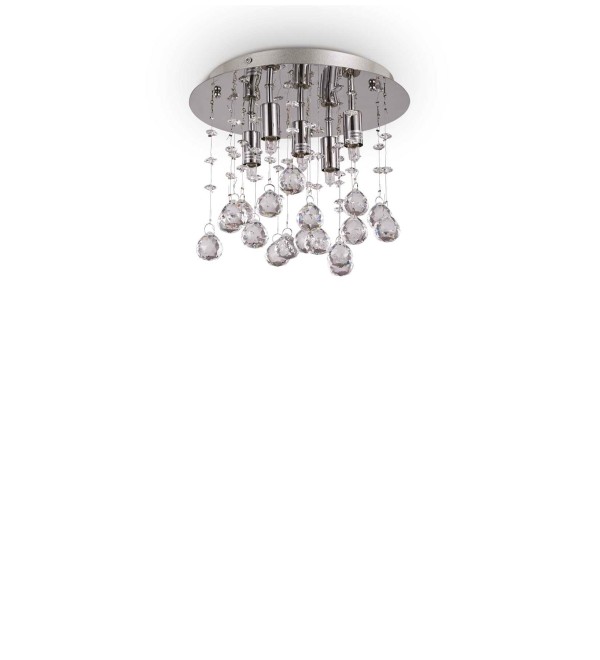 Люстра потолочная Ideal Lux Moonlight PL5 Хром G9 094649
