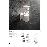 Светильник уличный Ideal Lux Tronco AP1 Антрацит E27 027005
