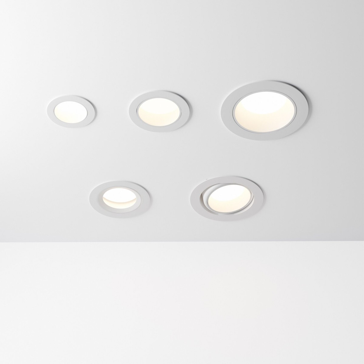 Светильник встраиваемый Ideal Lux Quark FI 3.0W 3000K LED Черный 305851
