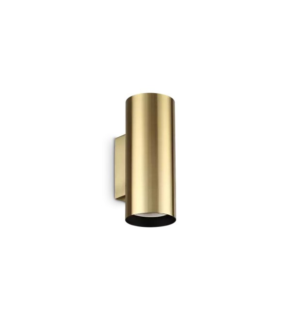 Светильник настенный Ideal Lux Look AP2 Round D60 H150 Латунь GU10 369990