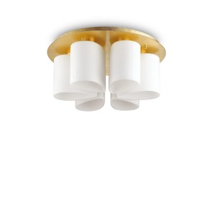 Люстра потолочная Ideal Lux Daisy PL6 Золото E27 247779