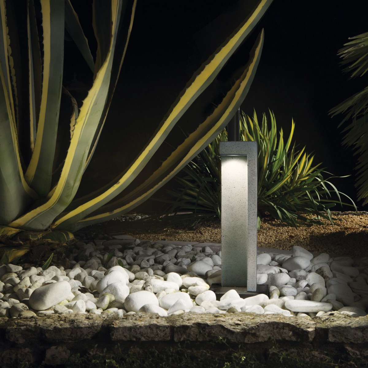 Светильник садово-парковый Ideal Lux Titano PT H74 3000К Гранит LED 246987