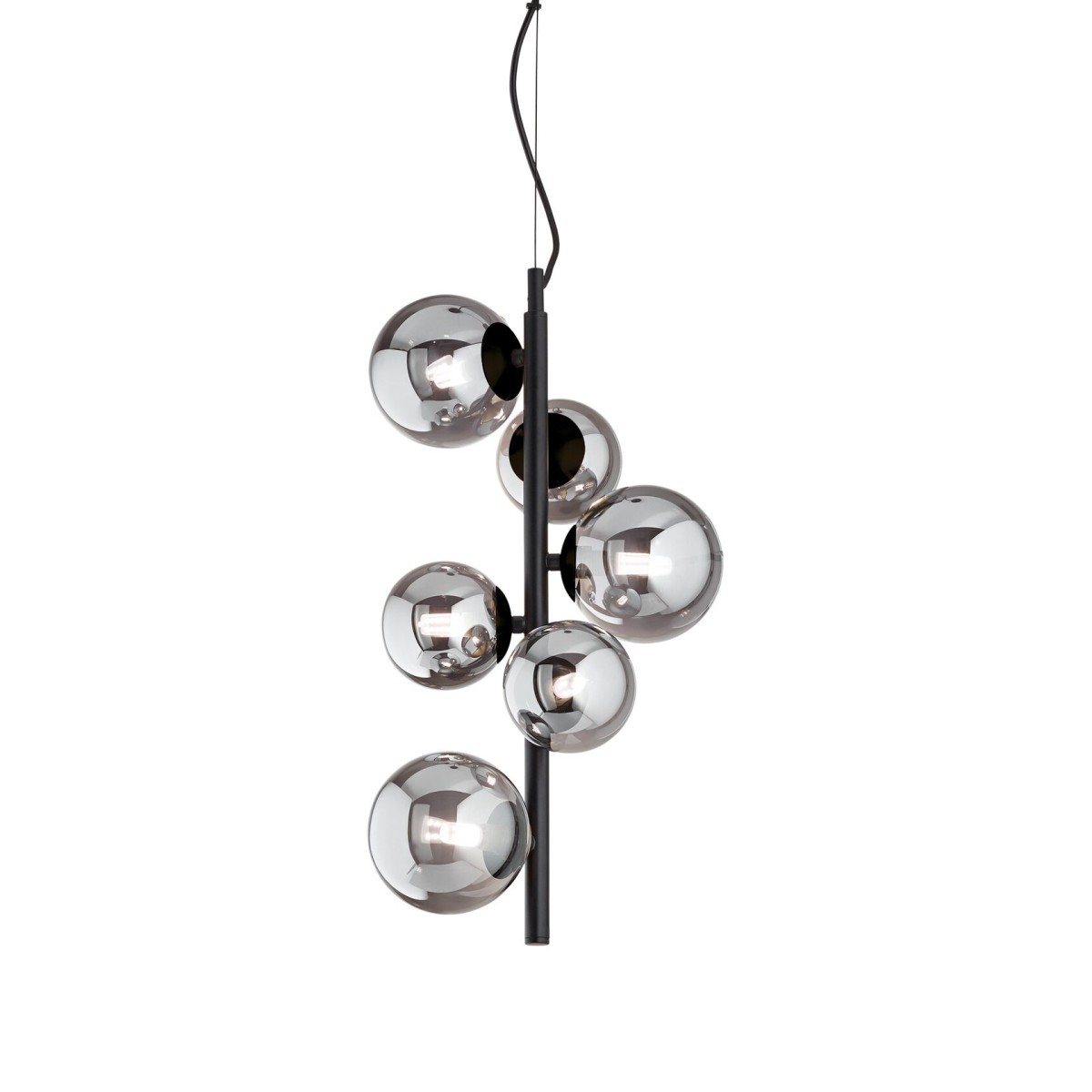 Люстра подвесная Ideal Lux Perlage SP6 Серый G9 271422