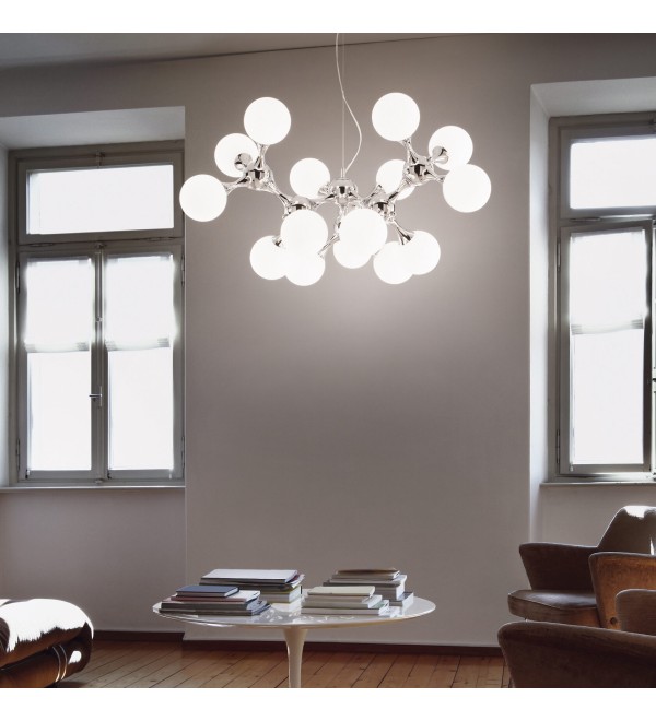 Люстра подвесная Ideal Lux Nodi SP15 Хром E14 200491