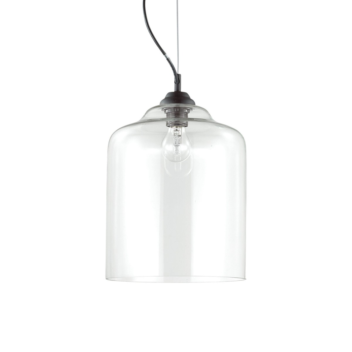 Светильник подвесной Ideal Lux Bistro SP1 Square Прозрачный E27 112305