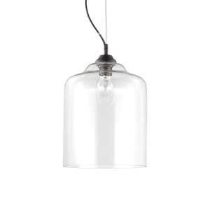 Светильник подвесной Ideal Lux Bistro SP1 Square Прозрачный E27 112305