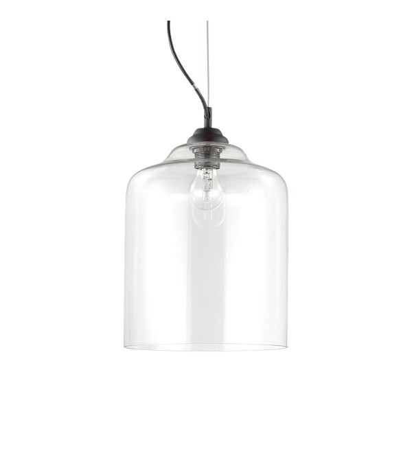 Светильник подвесной Ideal Lux Bistro SP1 Square Прозрачный E27 112305