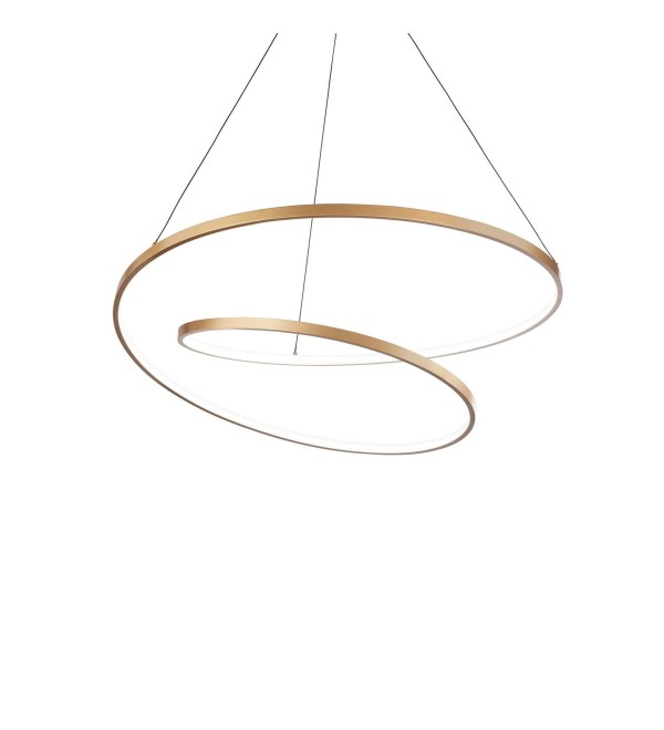 Люстра подвесная Ideal Lux Oz SP D060 On-Off 3000K Латунь LED 269443