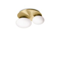 Светильник настенный Ideal Lux Ninfea AP2 G9 Латунь 346533