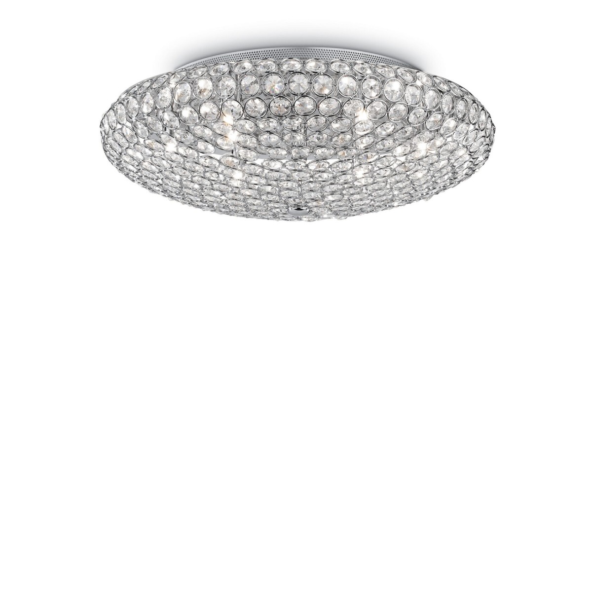 Люстра потолочная Ideal Lux King PL9 Хром G9 073255