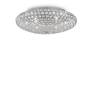 Люстра потолочная Ideal Lux King PL9 Хром G9 073255