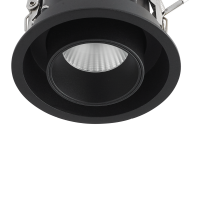 Светильник встраиваемый Ideal Lux Nova FI 12W 3000K LED Черный 248189