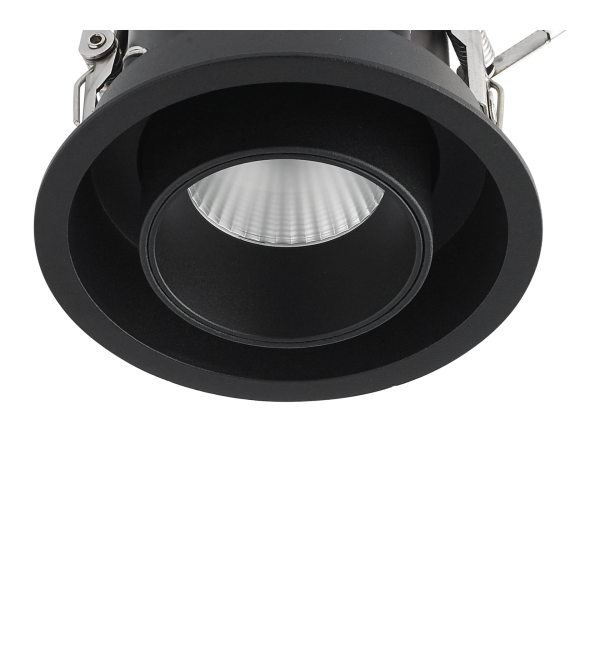 Светильник встраиваемый Ideal Lux Nova FI 12W 3000K LED Черный 248189