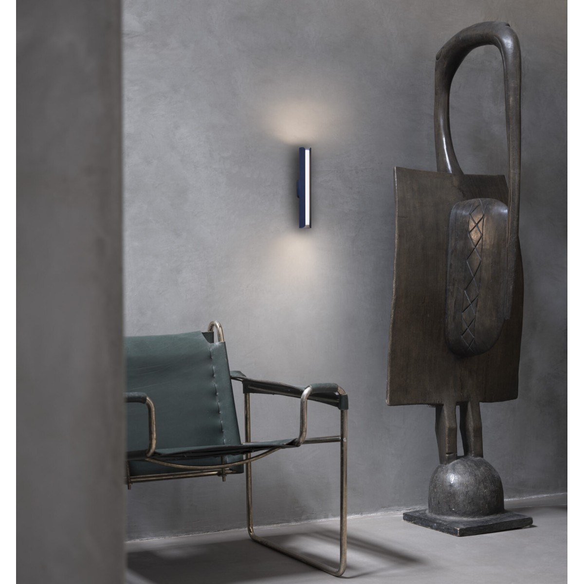 Светильник настенный Ideal Lux Dorica AP1 Стальной 3000К LED 366326